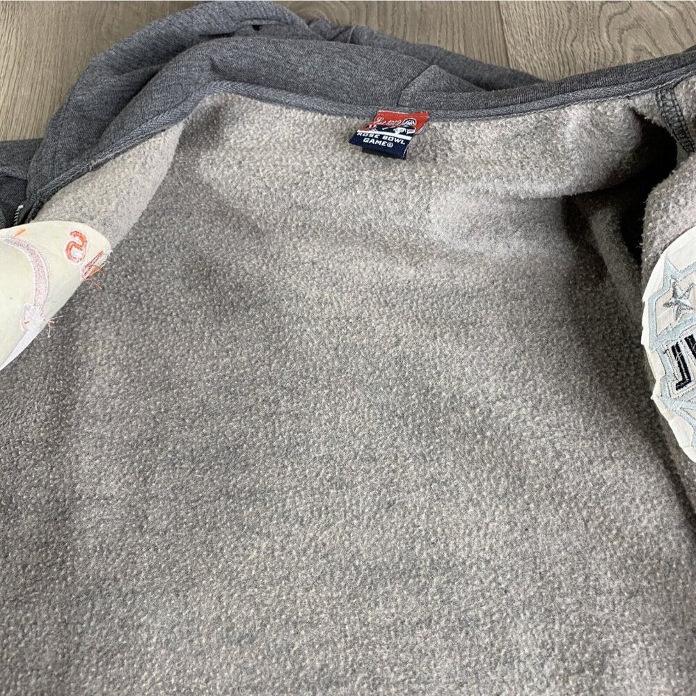 Texas Longhorns Rose Bowl Game National Championship Gray Zip Hoodie Unisex Size - Picture 11 of 16